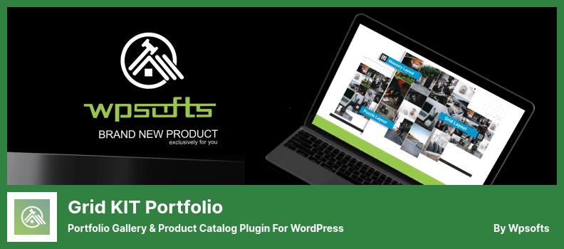 Grid KIT Portfolio-Plugin - Portfolio-Galerie & Produktkatalog-Plugin für WordPress