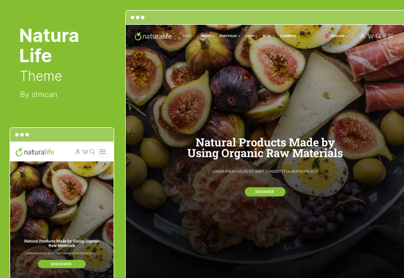 NaturaLife Theme - Тема WordPress для здорового образа жизни