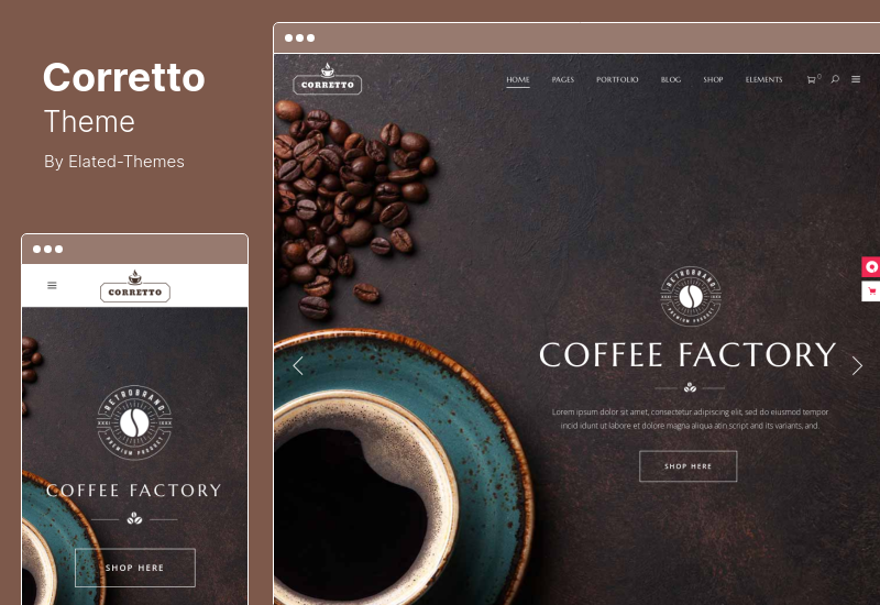 Tema Corretto - Um tema WordPress para cafeterias e cafés