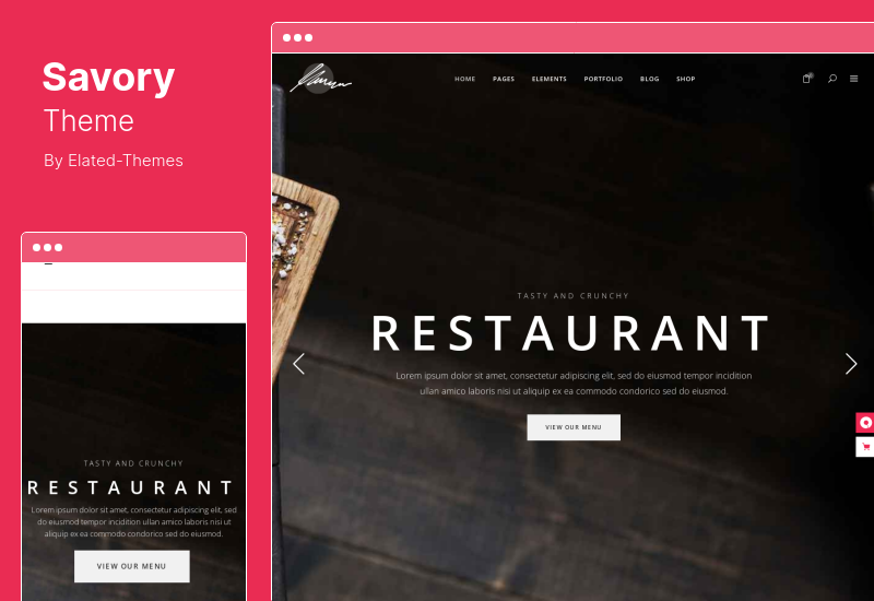 Tema sabroso - Tema de WordPress para restaurante