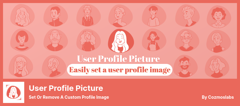 Plugin d'image de profil utilisateur - Définir ou supprimer une image de profil personnalisée