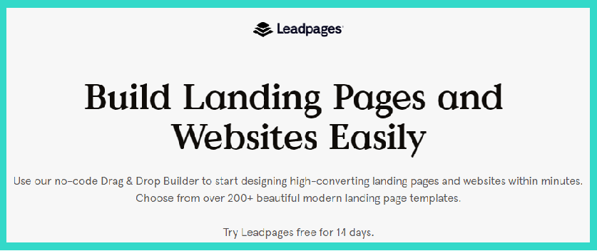 Leadpages 插件 - 輕鬆構建登陸頁面和網站