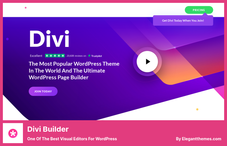 ปลั๊กอินตัวสร้าง Divi - หนึ่งในโปรแกรมแก้ไขภาพที่ดีที่สุดสำหรับ WordPress