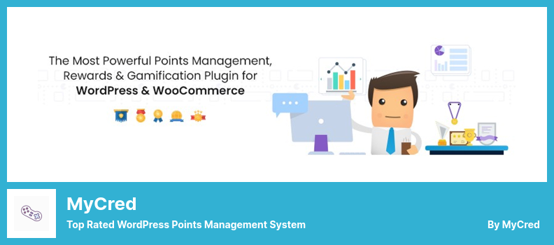Plugin myCred - Sistema de gerenciamento de pontos WordPress com melhor classificação