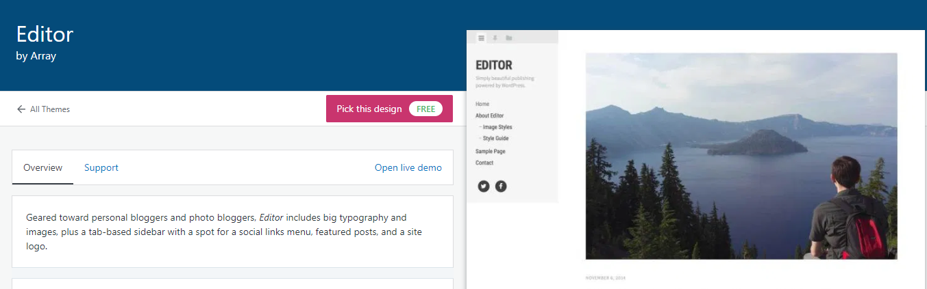 Editor WordPress - Editarea temelor WordPress