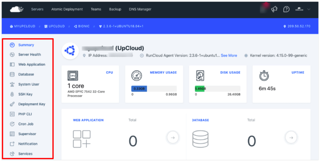 upcloud-การตั้งค่า