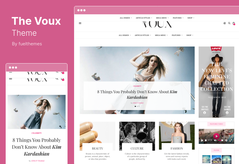 Das Voux-Theme - Ein umfassendes WordPress-Theme für Zeitschriften