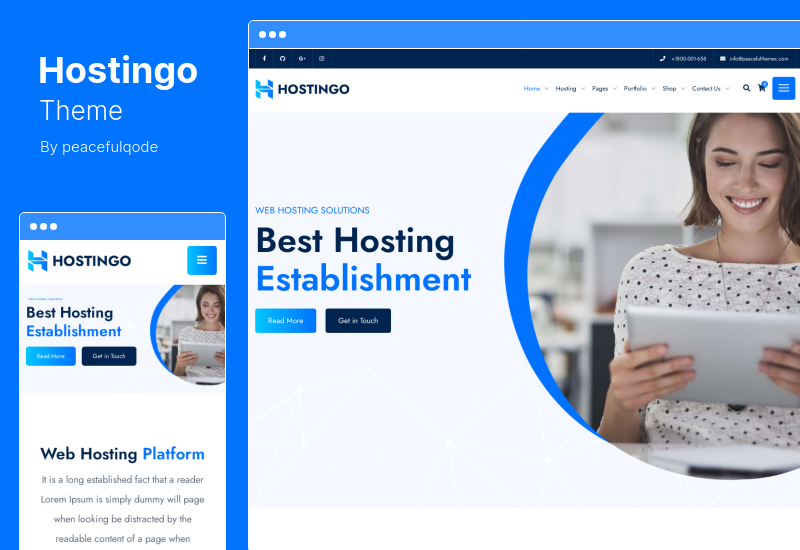 Tema Hostingo - Hosting & Tema WordPress WHMCS