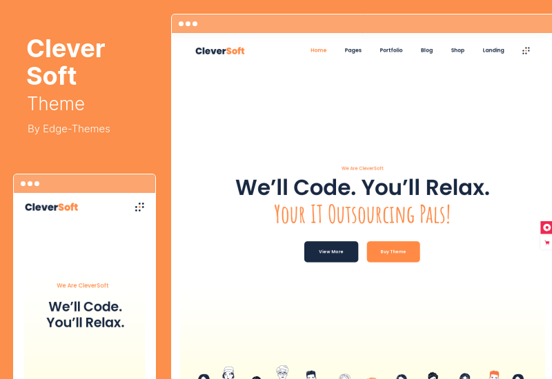 موضوع CleverSoft - الاستضافة وموضوع Saas WordPress