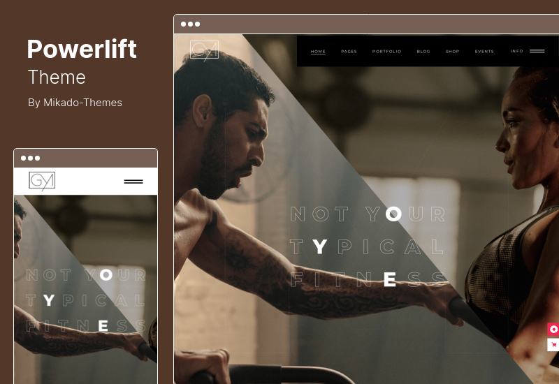 Tema Powerlift - Tema de WordPress para gimnasio y fitness