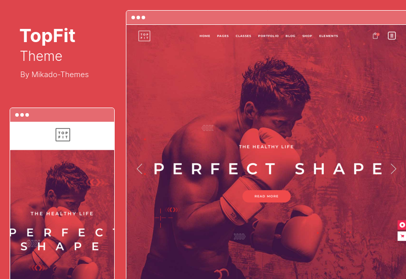 ธีม TopFit - ธีมฟิตเนสยิม WordPress