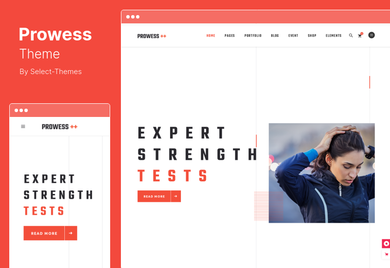 Prowess Theme - Tema de WordPress para gimnasio y fitness