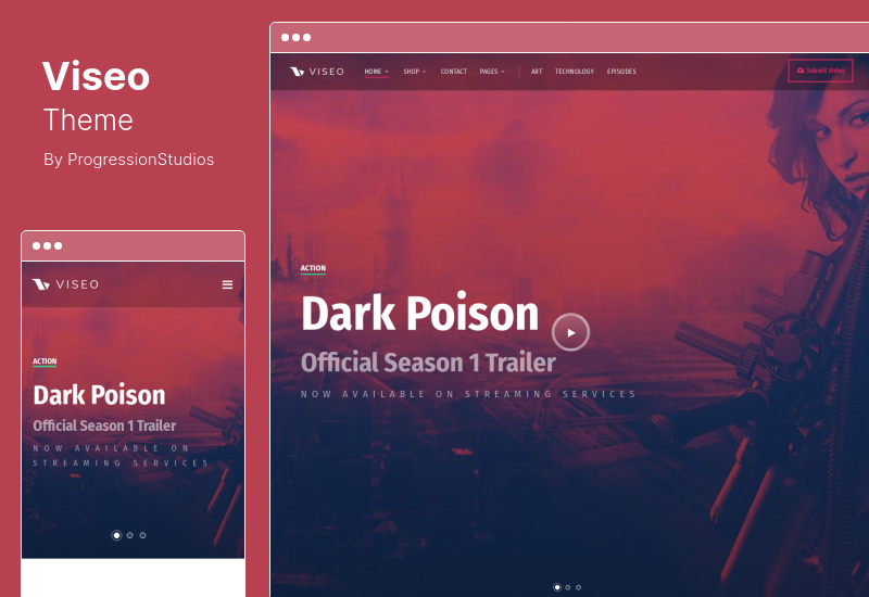 Viseo Theme - Tema de WordPress para noticias, videos y podcasts