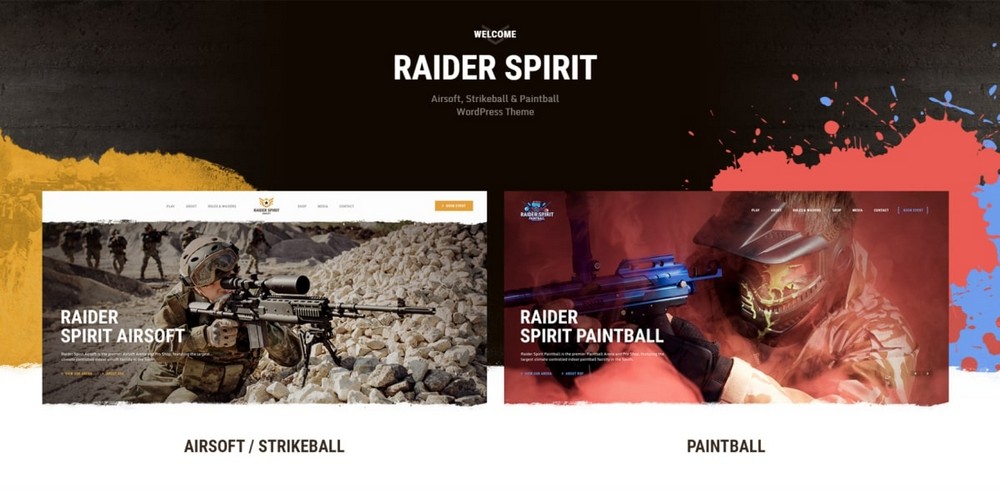 Raider Spirit WordPress-Theme