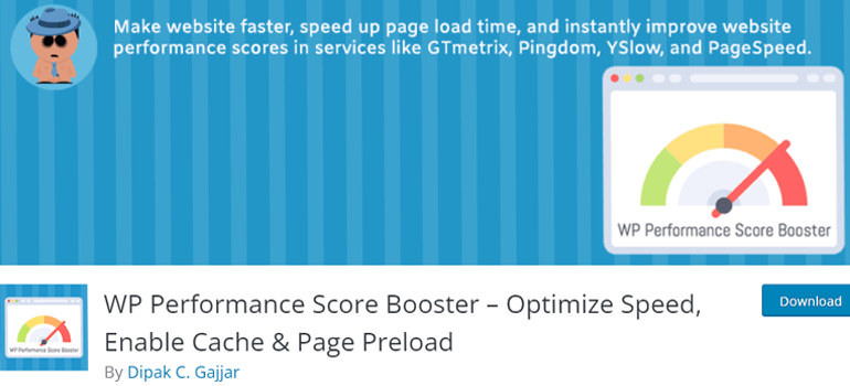 WP Performance Score Booster