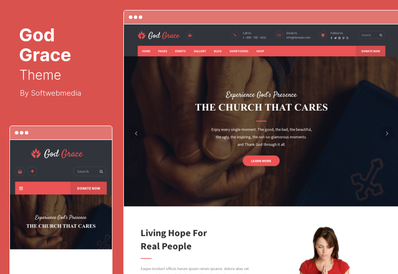 God Grace Theme - Kirche WordPress Theme