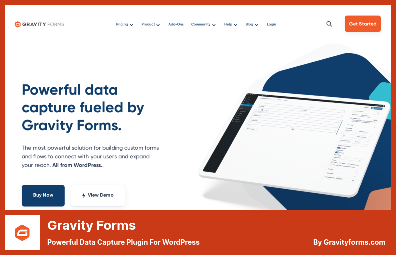 Gravity Forms Plugin - Puissant plugin de capture de données pour WordPress