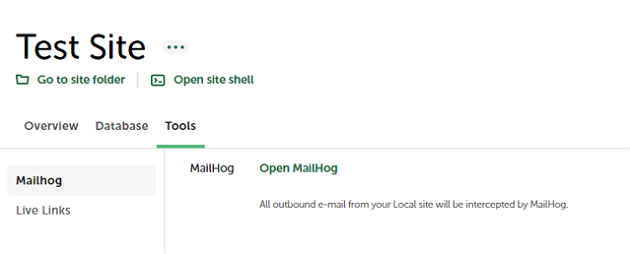 การใช้เครื่องมือ MailHog ใน Local