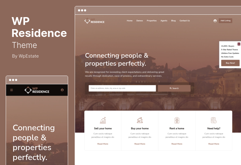 Tema WP Residence - Tema WordPress per immobili