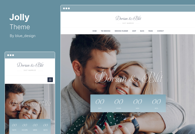 Jolly Theme - Tema WordPress pentru planificator de invitații de nuntă