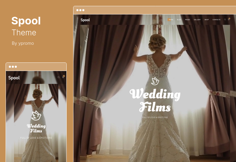 스풀 테마 - Movie Studios Filmmakers WordPress 테마