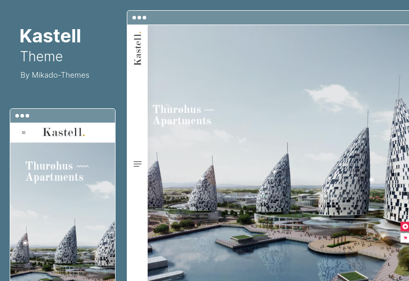 Kastell Theme - WordPress Theme für Single Properties Apartments