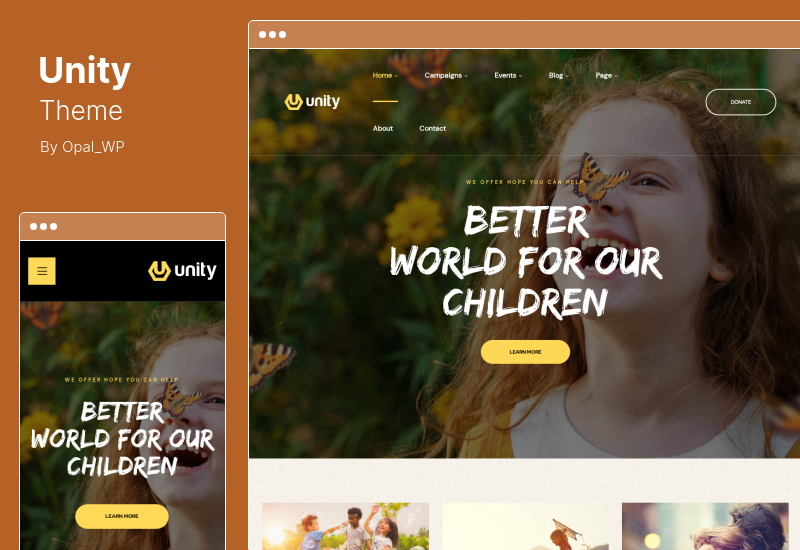 ธีมสามัคคี - WordPress Crowdfunding Theme