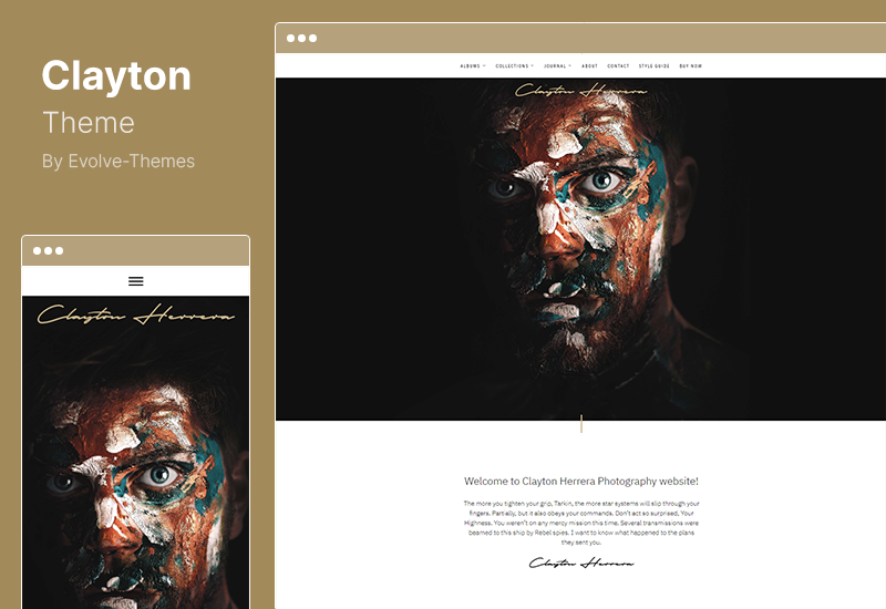 Clayton Theme — elegancki motyw WordPress dla fotografów