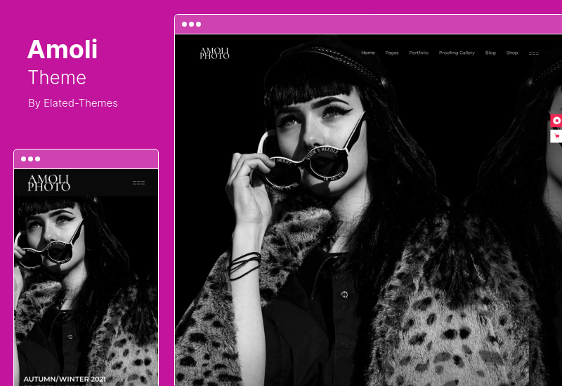 Tema Amoli - Tema WordPress de Fotografia de Moda