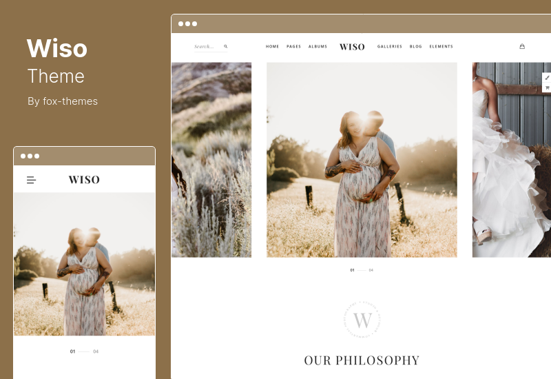 Tema Wiso - Tema WordPress Fotografi