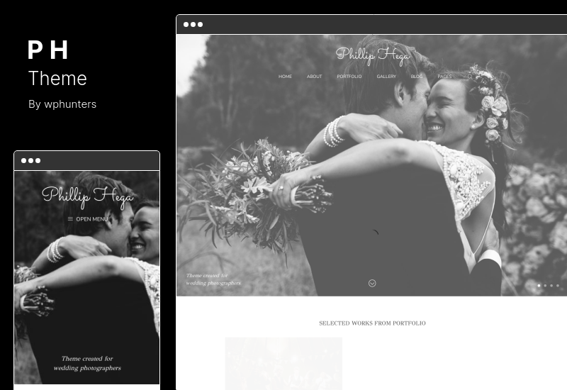 PH Theme - Tema WordPress Portofolio Fotografi Pernikahan