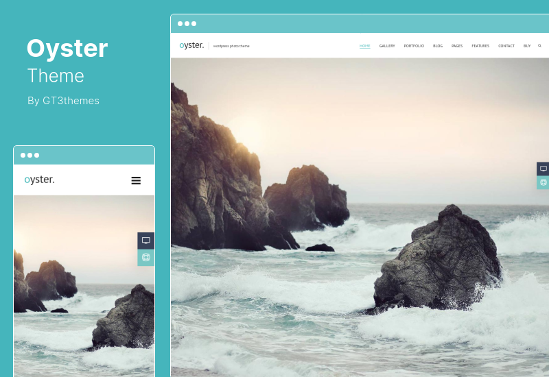 Tema Oyster - Tema WordPress Fotografi