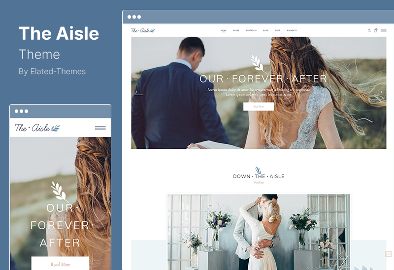 The Aisle Theme - Elegantes Hochzeits-WordPress-Theme