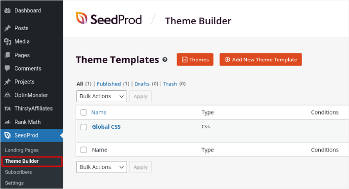 SeedProd 主題生成器