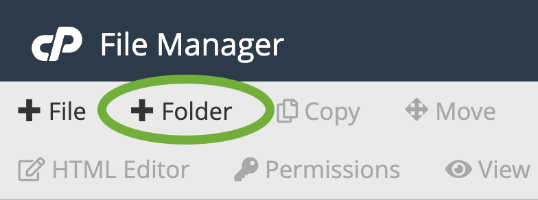 menambahkan folder di cpanel