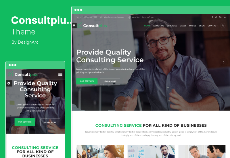 Consultplus Theme - тема WordPress для бизнес-консалтинга