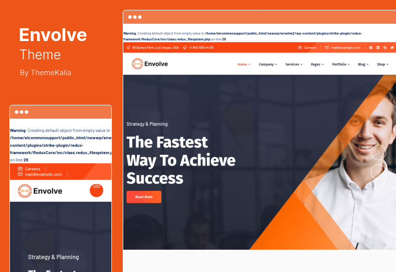 Envolve Theme - ที่ปรึกษาธุรกิจ WordPress Theme