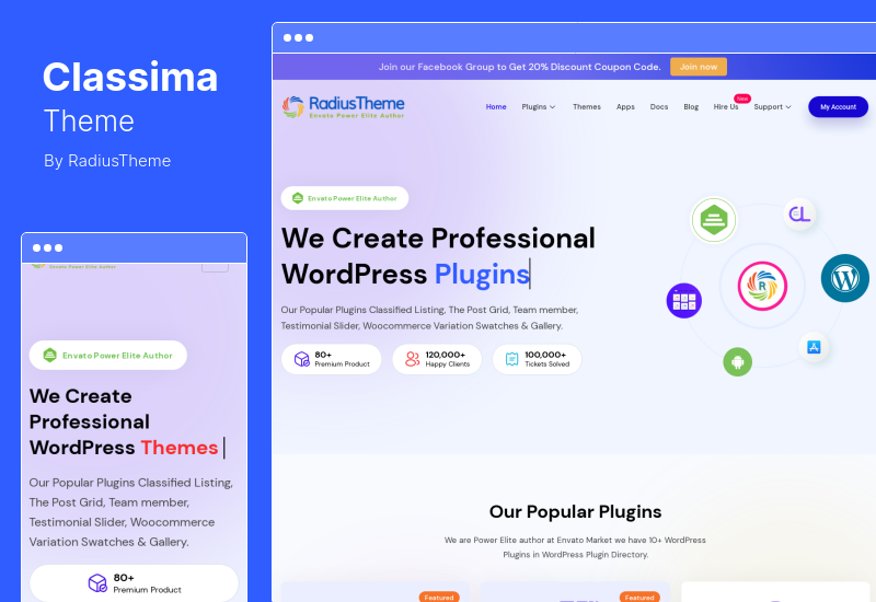 Tema Classima - Tema WordPress de anúncios classificados