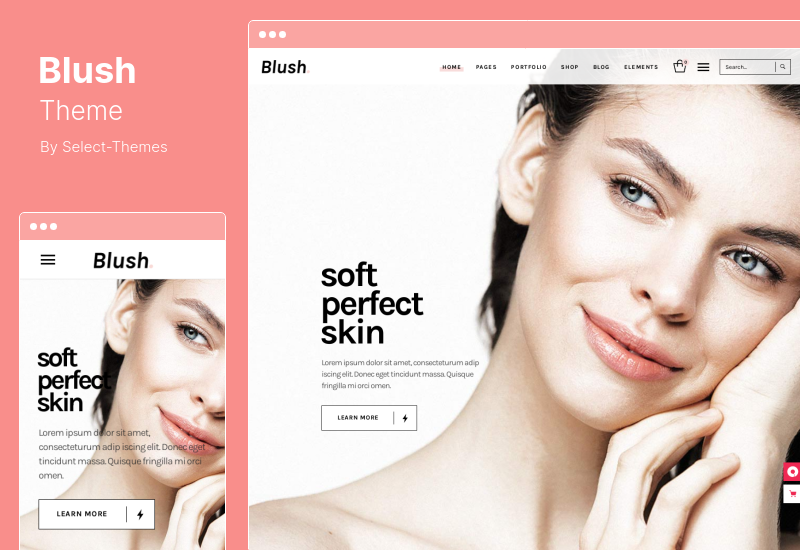 Blush Theme - Un tema de WordPress de moda sobre belleza y estilo de vida