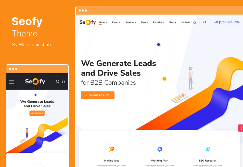 Seofy Theme – Digitales & Marketing WordPress Theme