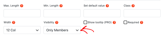 Creating a members-only custom comment field