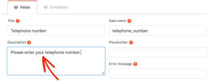 Adding a description to your custom comment form field