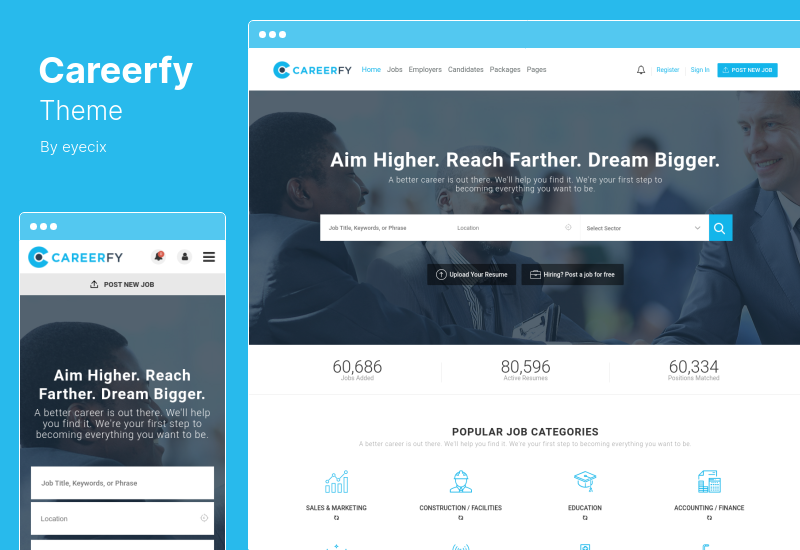 Tema Careerfy - Tema WordPress pentru Job Board