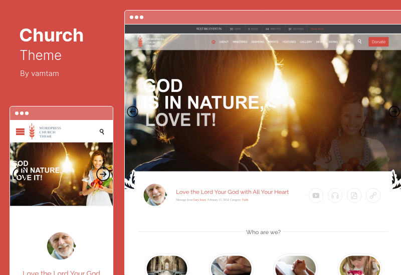 Kirchenthema - Kirchen-WordPress-Thema