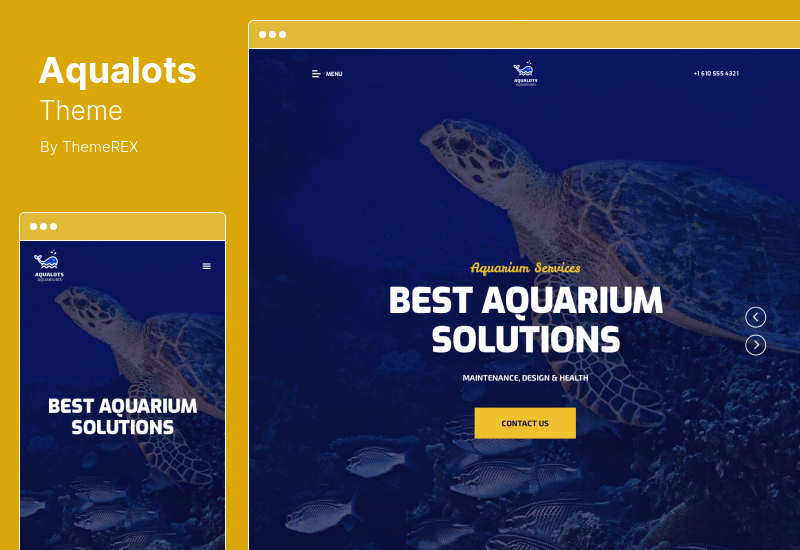 Aqualots Theme - Tema de WordPress para servicios de instalación y mantenimiento de acuarios