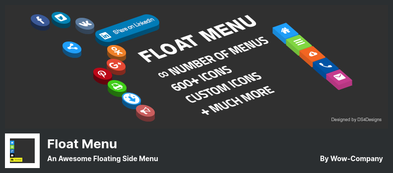 Plugin de menu flottant - Un menu latéral flottant impressionnant