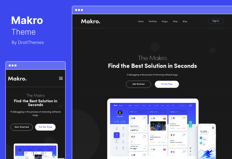 ธีม Makro - ธีม WordPress สำหรับ Saas & Startup