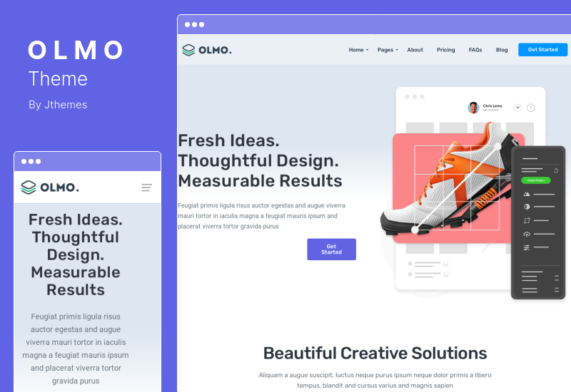 OLMO Theme - ซอฟต์แวร์ & SaaS Landing WordPress Theme