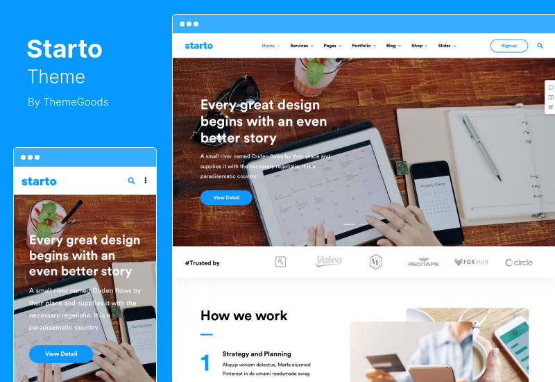 Starto Theme - Saas & Software Startup WordPress Teması