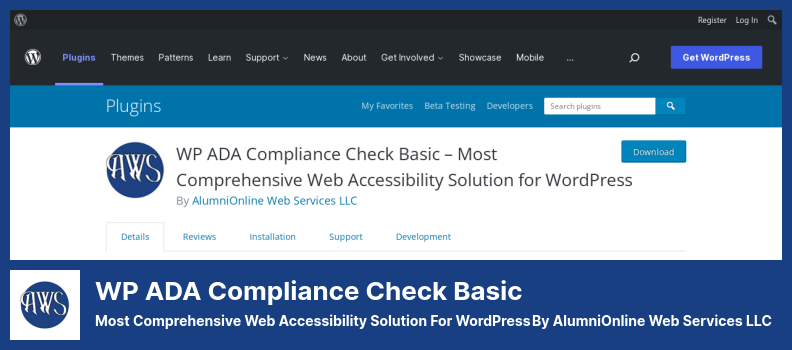 WP ADA Compliance Check Basic Plugin - La solution d'accessibilité Web la plus complète pour WordPress